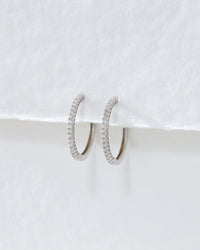 The Dreamy Diamond Hoops (18mm)