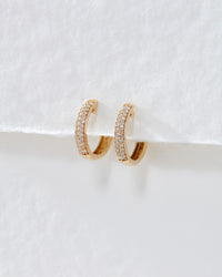 The Super Shimmer Diamond Hoops (16.5mm)