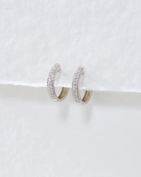 The Super Shimmer Diamond Hoops (16.5mm)