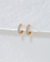 The Super Shimmer Diamond Huggies (12mm)