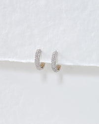 The Super Shimmer Diamond Huggies (12mm)