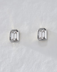 The Bella Bezel Studs view 2