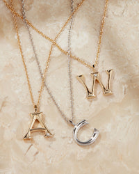 The Initial Charm Necklace [Vintage] View 4