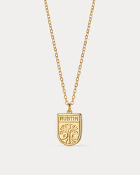 The MLS Logo Charm Necklace- Gold