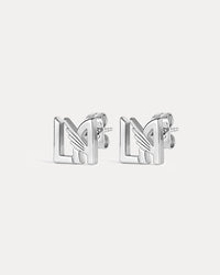 The MLS Logo Studs- Silver view 2