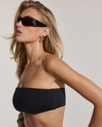 Luv Aj Baby Amalfi Hoops in Silver  View 3