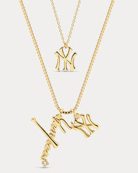 Bijoux MLB Necklace Bundle - Gold View 8
