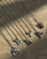 Luv Aj MLB Logo Charm Necklaces in Silver View 3