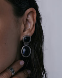 The Midnight Mesa Drop Studs-Gold view 2