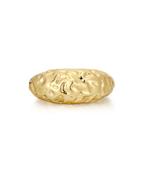Molten Signet Ring- Gold View 1