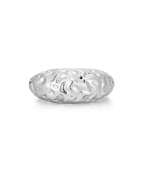Molten Signet Ring- Silver View 1