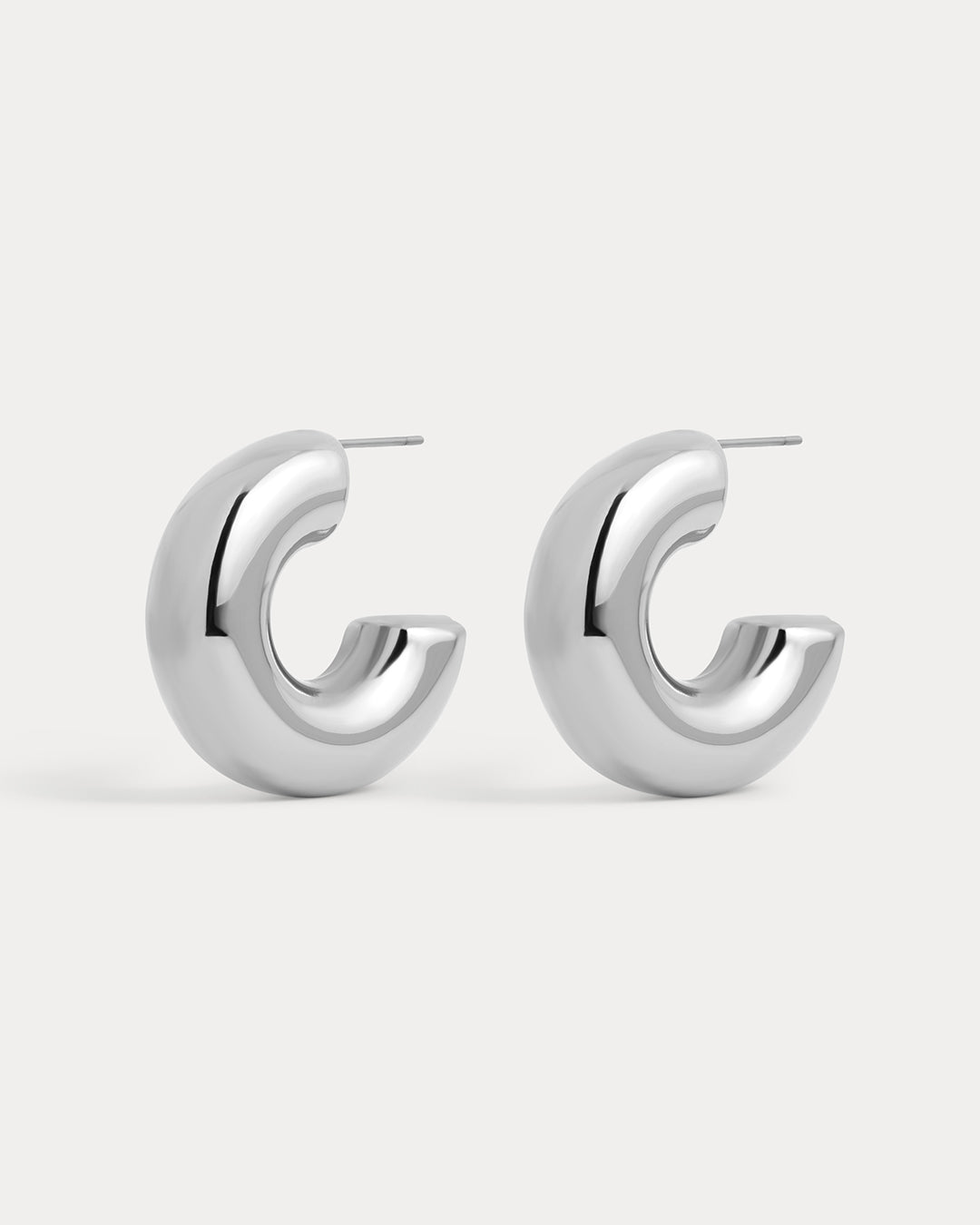 Noemi Hoops- Silver | Luv Aj