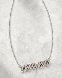 The Nameplate Necklace [Old English]