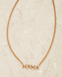 The Mini Nameplate Necklace [Vintage]