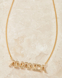 The Nameplate Necklace [Vintage]