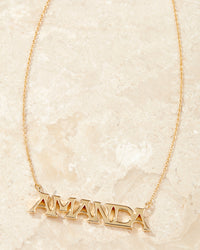 The Nameplate Necklace [Vintage] view 2