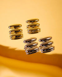 The Milan Bead Stud Earrings view 2
