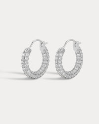 Pave Amalfi Huggies- Gold