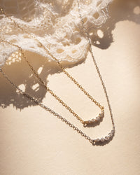 The Pave Starlight Curved Necklace View 1