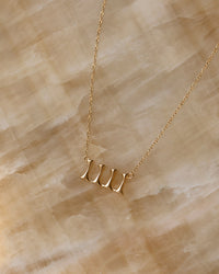 The Nameplate Necklace- Angel Numbers [Vintage] view 2