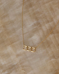 The Nameplate Necklace- Angel Numbers [Vintage]