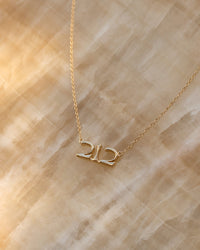 The Nameplate Necklace- Area Codes [Vintage]