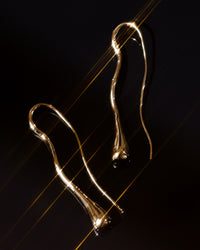 Drip Drop Threader Earrings view 2