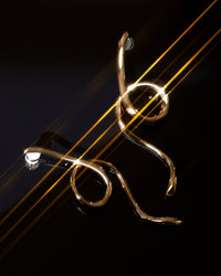 Ribbon Drip Statement Earrings view 2