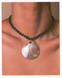 The Mallorca Shell Pendant Necklace View 3