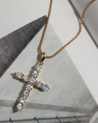 Posh Cross Necklace view 2