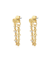 Rosette Ballier Studs- Gold View 1