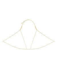 Rosette Chain Bra- Gold View 1