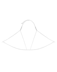 Rosette Chain Bra- Silver View 1
