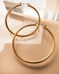 Bondi Tube Hoops | Sivan Ayla x Luv Aj View 2