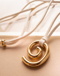 Shell Beach Pendant Necklace- White | Sivan Ayla x Luv Aj View 3