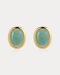 Sunset Stone Studs- Green