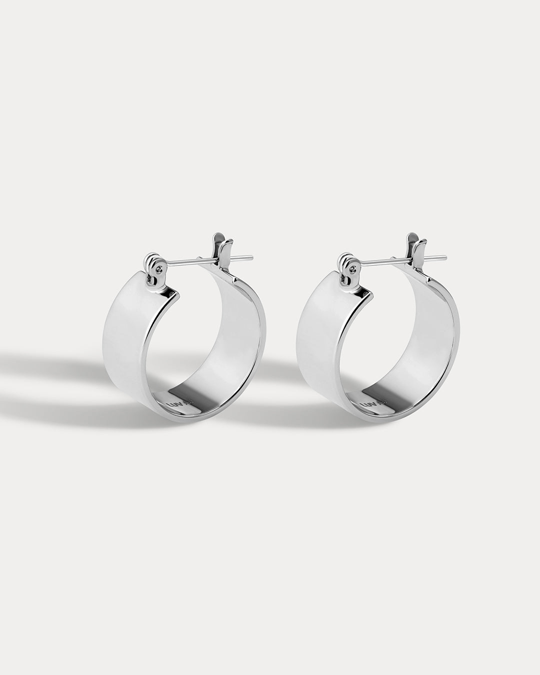 Positano Hoops- Silver | Luv Aj