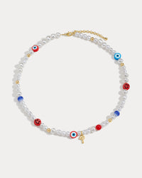 The MLB Pearl Charm Necklace View 3