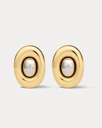 The Two-Tone Chrome Orb Statement Studs (Preview)