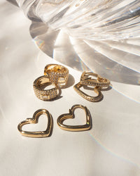 The That’s Amore Huggies are the earrings on the bottom left View 5