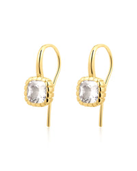 The Classique Cushion Hook Earrings
