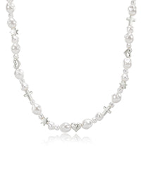The Etoile Pearl Stud Necklace