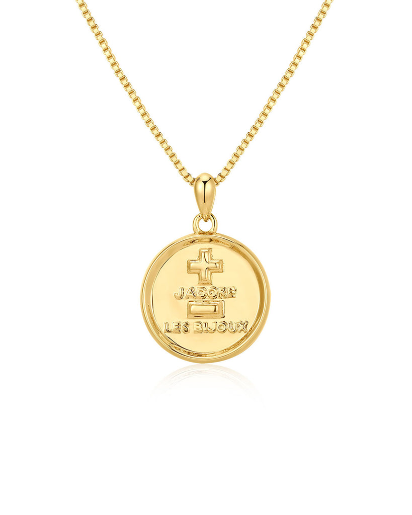 The 'I Love Jewelry' Coin Necklace | Luv Aj