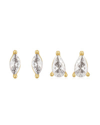 Luxe Stone Studs Set