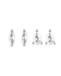 Luxe Stone Studs Set