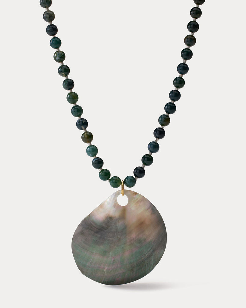 The Mallorca Shell Pendant Necklace | Luv Aj