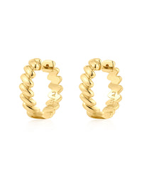 The Mini Snake Chain Hoops