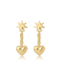 The Molten Heart Drop Studs