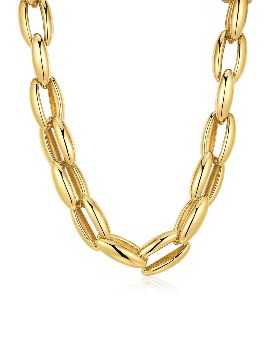 R.ALAGAN ララガン-DOT ITALIAN CHAIN NECKLACE R.ALAGAN ララガン-DOT ITALIAN CHAIN NECKLACE-GOLD - LOCALERS