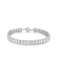 The Triple Crystal Tennis Bracelet